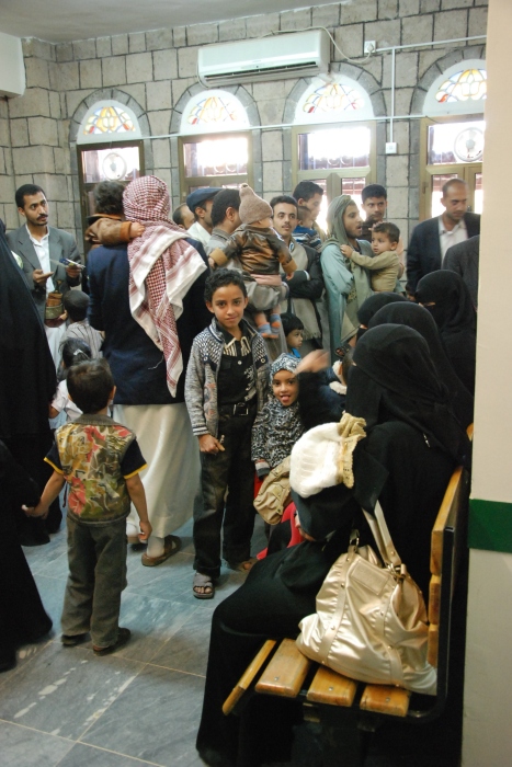 At the busy Zahrawi medical center in Sana’a, the number of children vaccinated per day has soared from 500 to 700 as parents rush to protect their children from pneumonia -- responsible for 20% of Yemen's child deaths.
