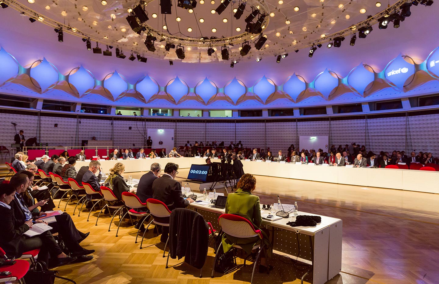 The 2015 Gavi pledging conference in Berlin. Credit: Gavi/BMZ/2015/Stefan Zeits.