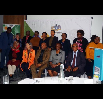 Ministry of Health senior officials and international health partners during the launch of the Eswatini 2024 HPV vaccine US$1.3 million grant. Credit: Sithembile Hlatshwayo
