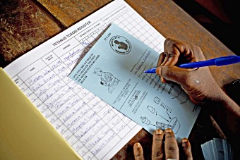 Sierra Leone: vaccination card