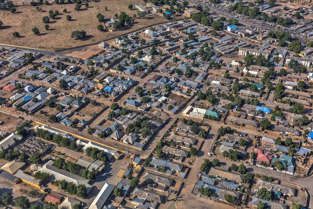 Aerial views of Maiduguri, Borno State’s largest city. © Andrew Esiebo/WHO