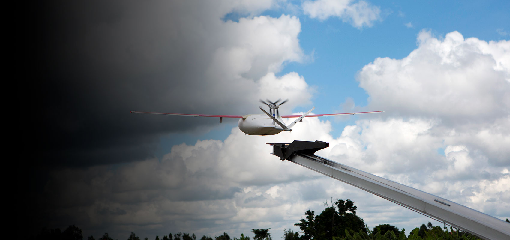 Drone launch. Credit: Gavi/Karel Prinsloo/2018