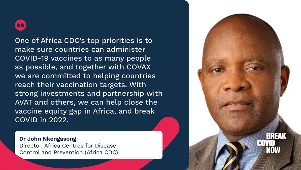 Dr. John Nkengasong, Director, Africa Centres for Disease Control and Prevention (Africa CDC)