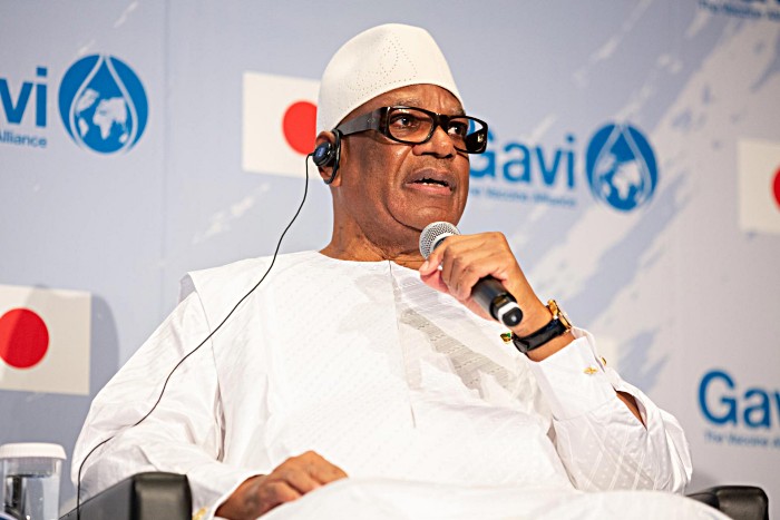 H.E. Ibrahim Boubacar Keita, President of Mali, at the launch of Gavi Investment Opportunity at TICAD 7, Yokohama, Japan.