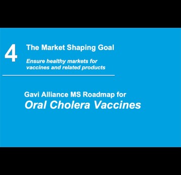 Cholera vaccine roadmap