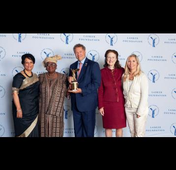 Credit: Ellen Jaffe_Gavi Leadership receives 2019 Lasker~Bloomberg Public service Award