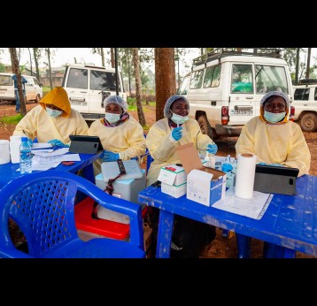 Nationwide vaccine campaigns in DR Congo Gavi/2019/Frédérique Tissandier