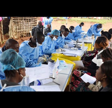Vaccine drives like the one against Ebola in the DRC in 2018 mean African healthcare workers are well-prepared for coronavirus vaccine drives.