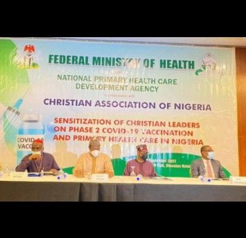 Nigerian Government partners Christian association on COVID vaccination.