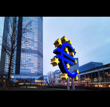 European Central Bank (ECB) is the central bank for the euro and administers the monetary policy of the Eurozone in Frankfurt, Germany.