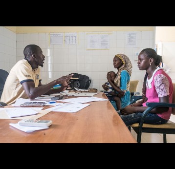 Pane Diop, a member of the vaccination team at Meckhe Health Center in Meckhe, Senegal. Gavi/Ricki Shryock