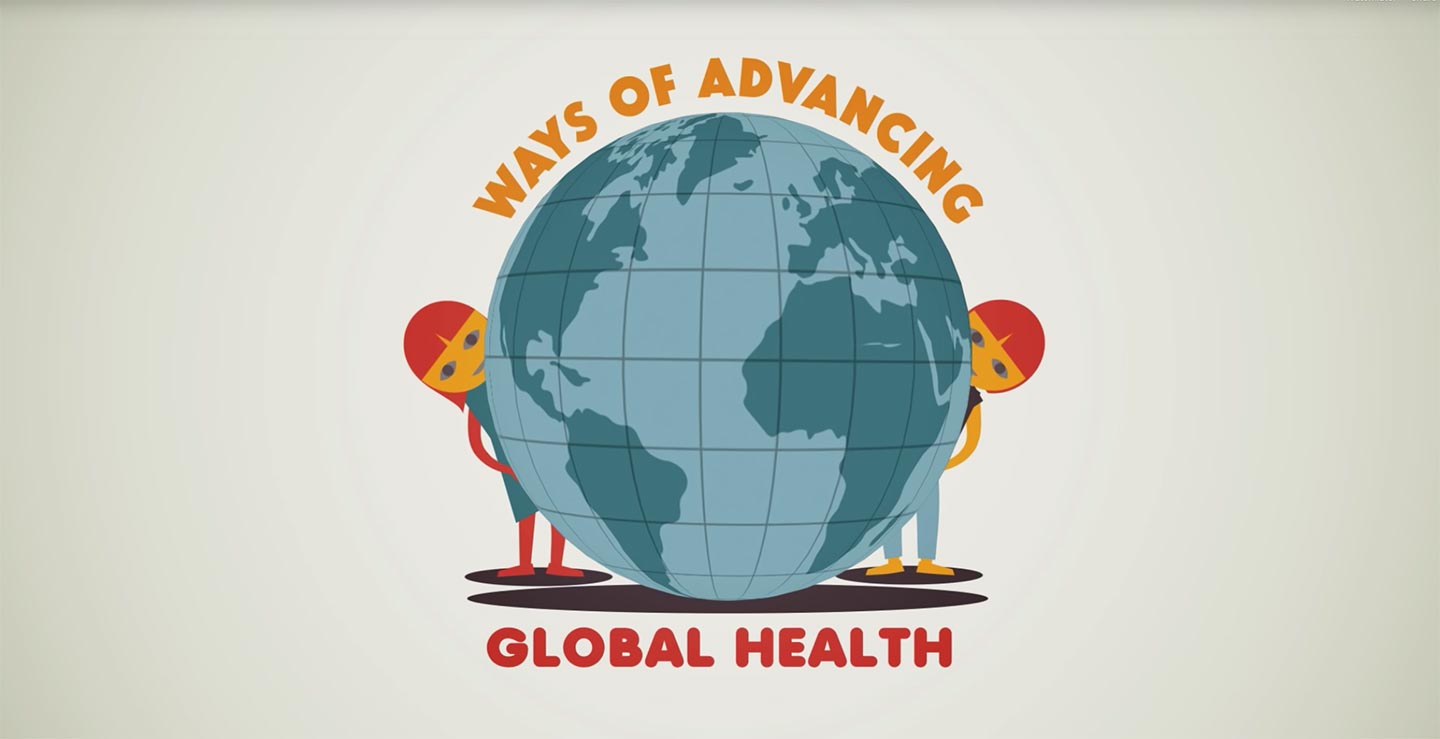 Short video animation explaining the value of vaccination