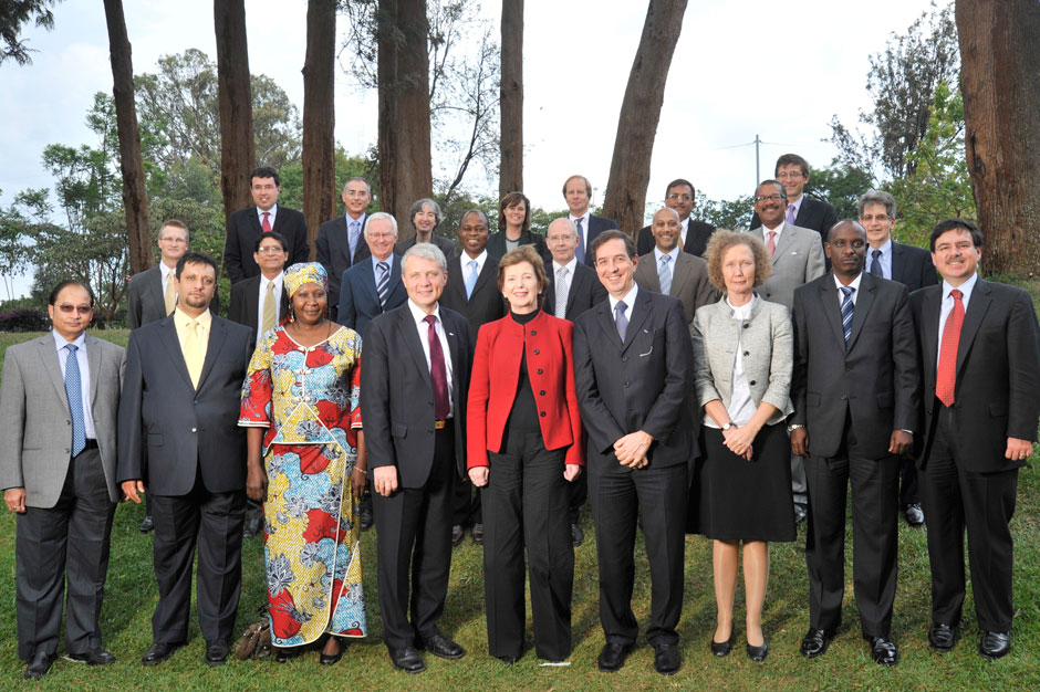 GAVI Board members in Kigali