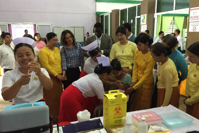 Myanmar’s immunisation programme now includes 9 vaccines against 10 diseases. And there is more to come: Myanmar has successfully applied to introduce Japanese encephalitis vaccine in 2017, while rotavirus vaccine (against diarrhoea) and HPV vaccine (which prevents cervical cancer) are under consideration.