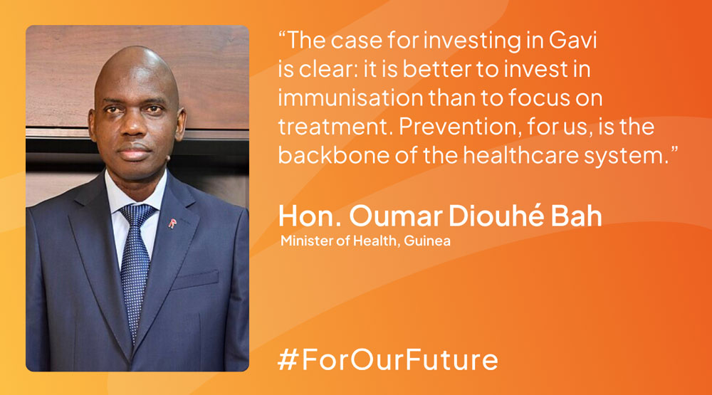 Oumar Diouhé Bah, Minister of Health, Guinea