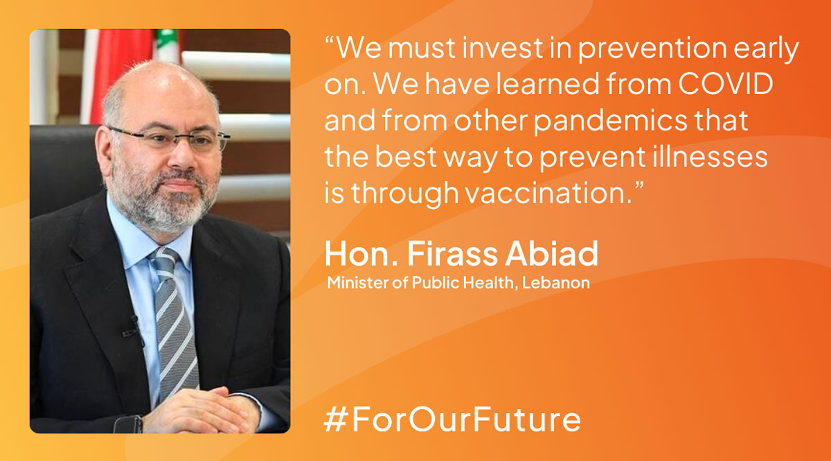 Firass Abiad, Minister of Health, Lebanon