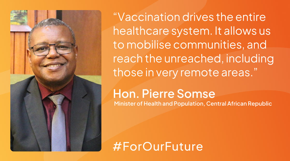 Pierre Somse, Minister of Health, Central African Republic