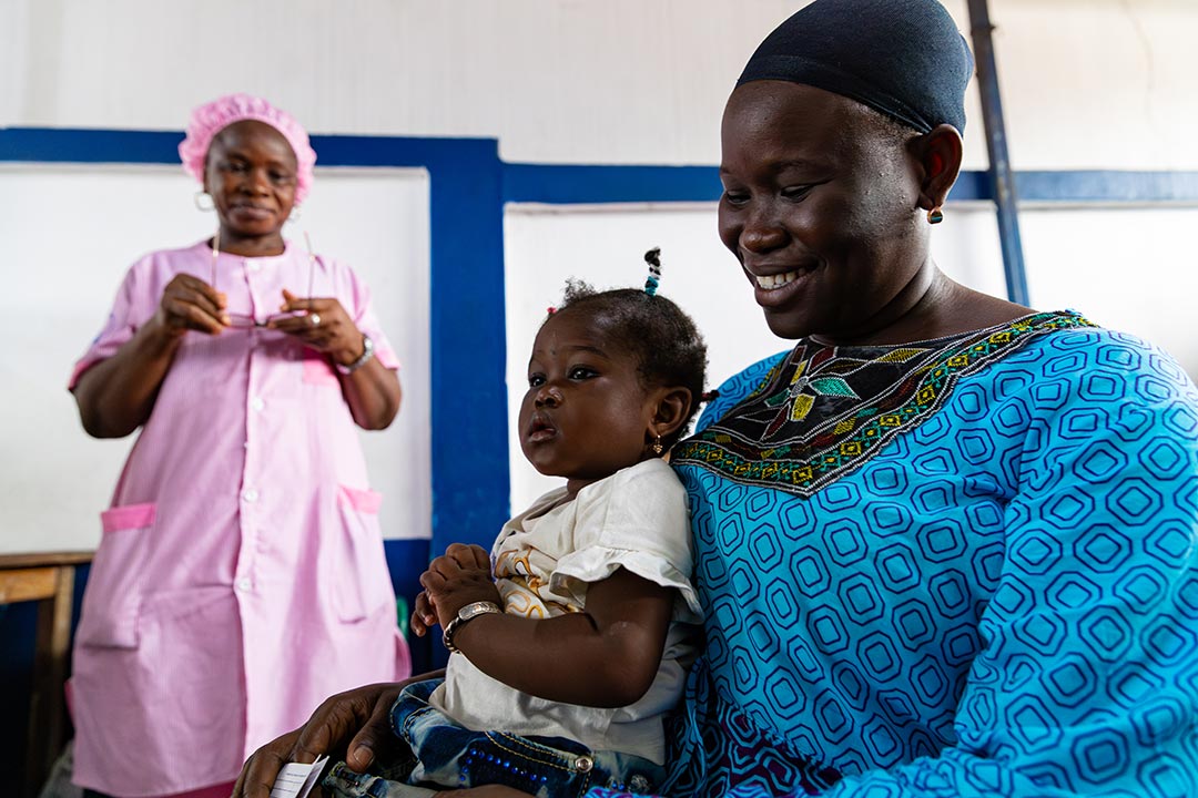 Malaria routine immunisation. Credit: Gavi/2024/Milequem Diarassouba