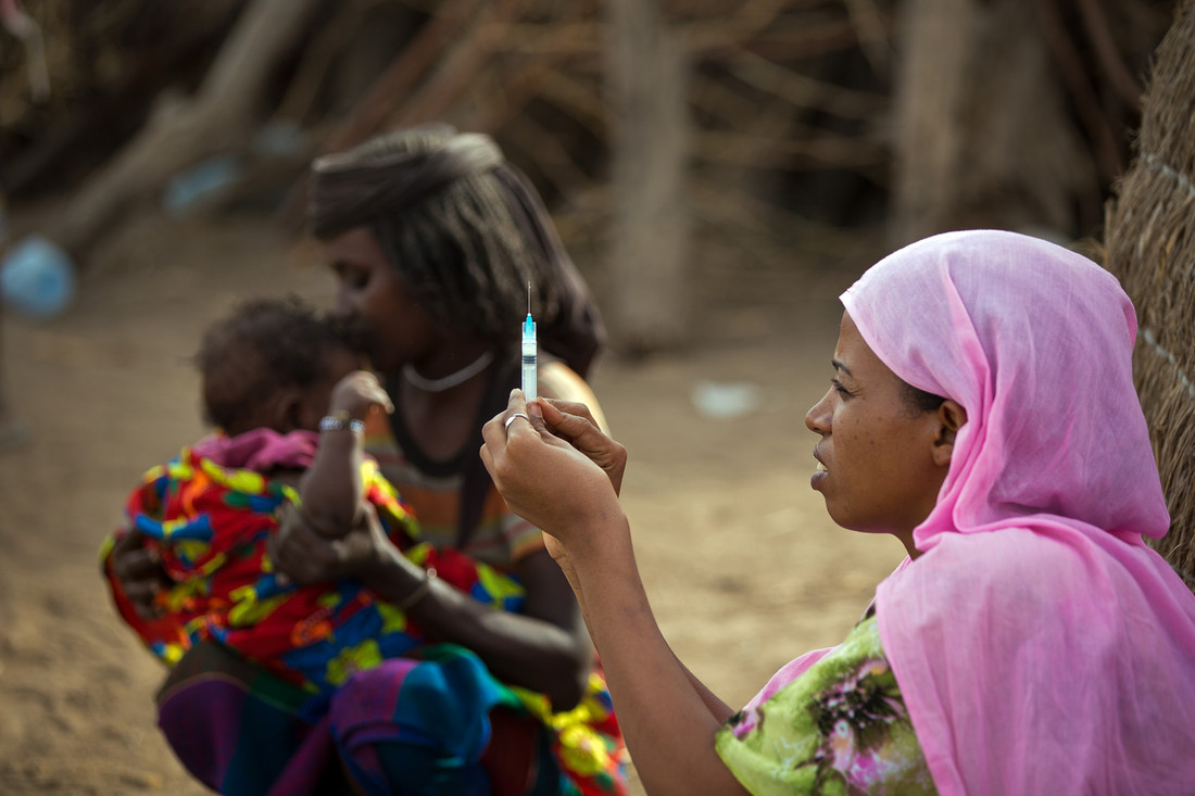 Immunisation in Ethiopia. Credit: Gavi/2013/Jiro Ose.