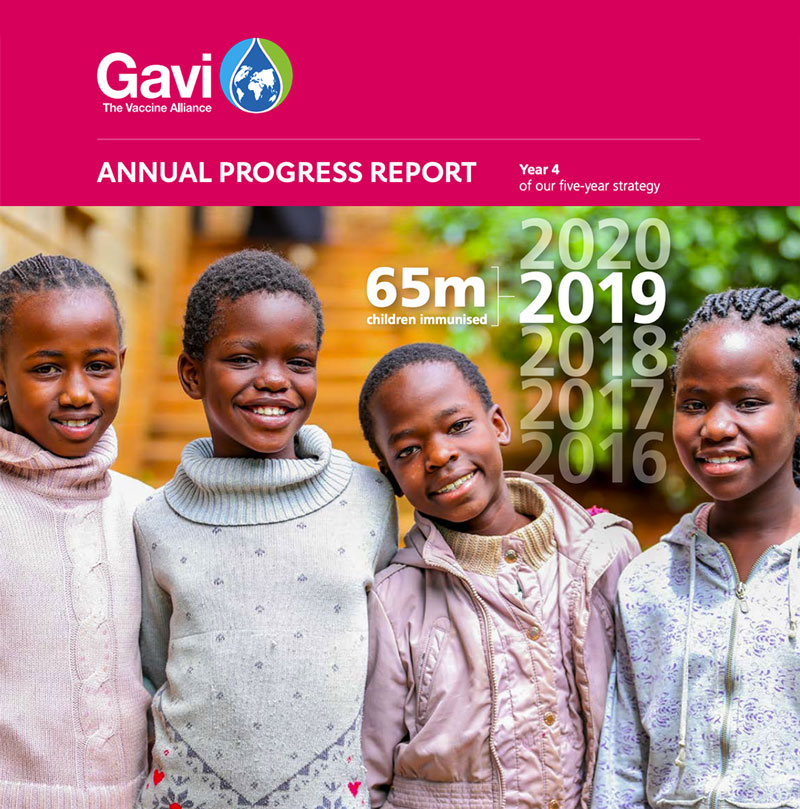 Download the Gavi progress report 2019