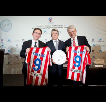 Atletico Madrid partners with “la Caixa” to support GAVI programmes