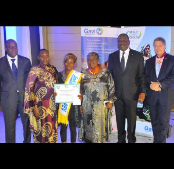 La Côte d'Ivoire honore le soutien de Gavi en faveur de la vaccination