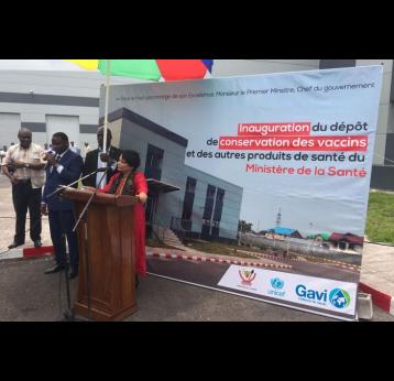 Le plus grand entrepôt de vaccins et produits de santé d'Afrique centrale inauguré près de Kinshasa