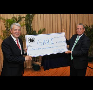 GAVI commends LDS Church for US$ 1.5 million gift