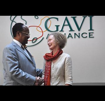 Lions Clubs and GAVI Alliance bond in Geneva