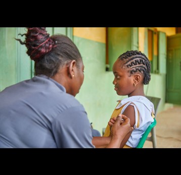 HPV vaccination. Gavi/2023/Latitude Space Africa