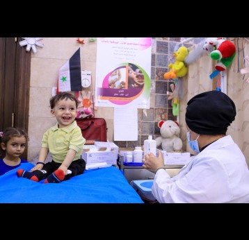 The nationwide ‘Big Catch-up’ immunization campaign reaches Aleppo. © UNICEF/UNI589137