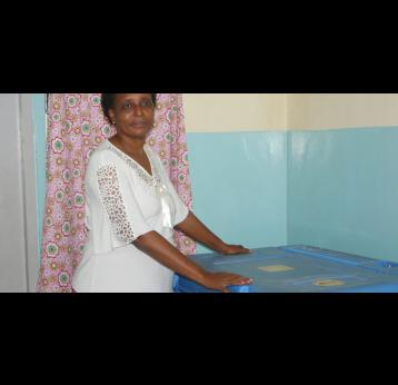 Christine Mataza, sub-county public health nurse, Kilifi, Kenya.&nbsp;