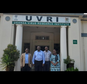 The scientists at UVRI. Credit: Esther Nakkazi