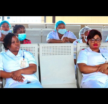Nurses at Lagos hospital. Credit: guardian.ng
