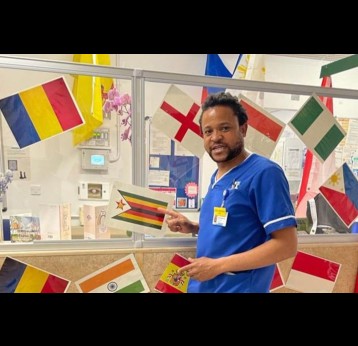 Zimbabwean nurse Setfree Mafukdize relocated to the United Kingdom in 2021. He says prospects for nurses in his country are "really low". Copyright: Photo courtesy of SciDev.Net. Credit: Setfree Mafukdize