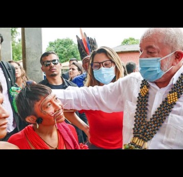 President Luiz Inácio Lula da Silva visited an Indigenous hospital and the Indigenous health support house in Boa Vista, the capital of Roraima state, on Jan. 21. Credit: © Ricardo Stuckert/Palácio do Planalto/Agência Brasil.