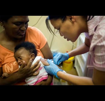In many developing countries TB vaccination for children after birth is mandatory. Credit: Paul Kane/Getty Images