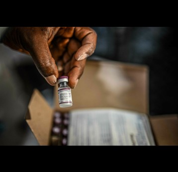 The new MenFive vaccine from the Gavi-funded global stockpile, from a shipment delivered by UNICEF: Nigeria became the first recipient country in March 2024. Credit: UNICEF Nigeria/2024/Adeokun Adesegun