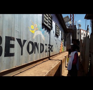 The Beyond Zero Clinic in Lindi Ward, part of Nairobi’s Kibra informal settlement. Credit: Joyce Chimbi