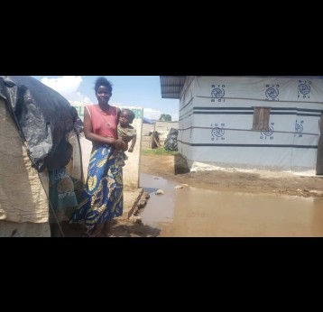 Olive Nshimirimana, victime des inondations à Gatumba. Crédit : Diane Ndonse