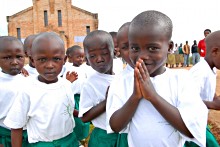 Rwanda school immunisation