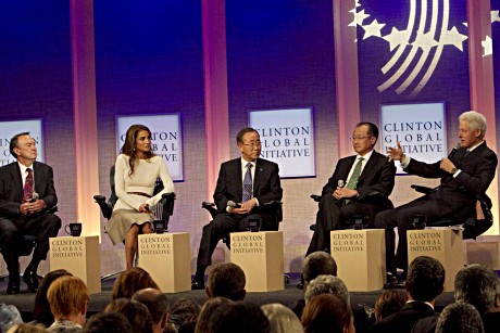 Clinton, Kim, Rania, Ban Ki-Moon, Duke