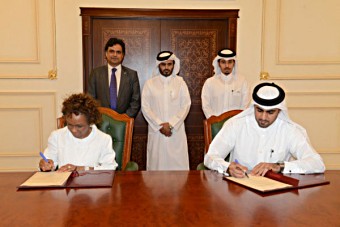 Qatar Contribution Agreement Signing