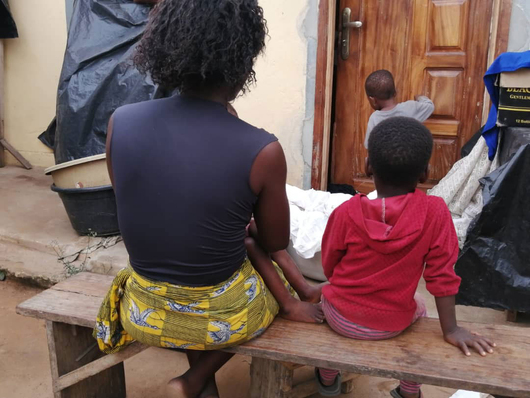 Une famille de Bè, à Lomé, qui refuse de faire vacciner ses enfants. Crédit : Nephtali Ledy