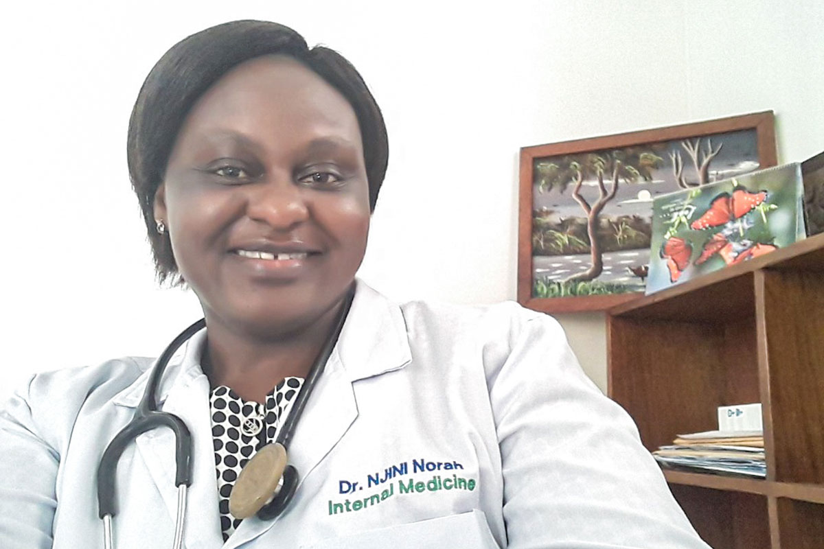Dr Ndi is an Internist and Chief Medical Officer at Mbingo Baptist Hospital, Northwest Cameroon, and is passionate about hepatitis care and treatment. Credit: Dr Ndi