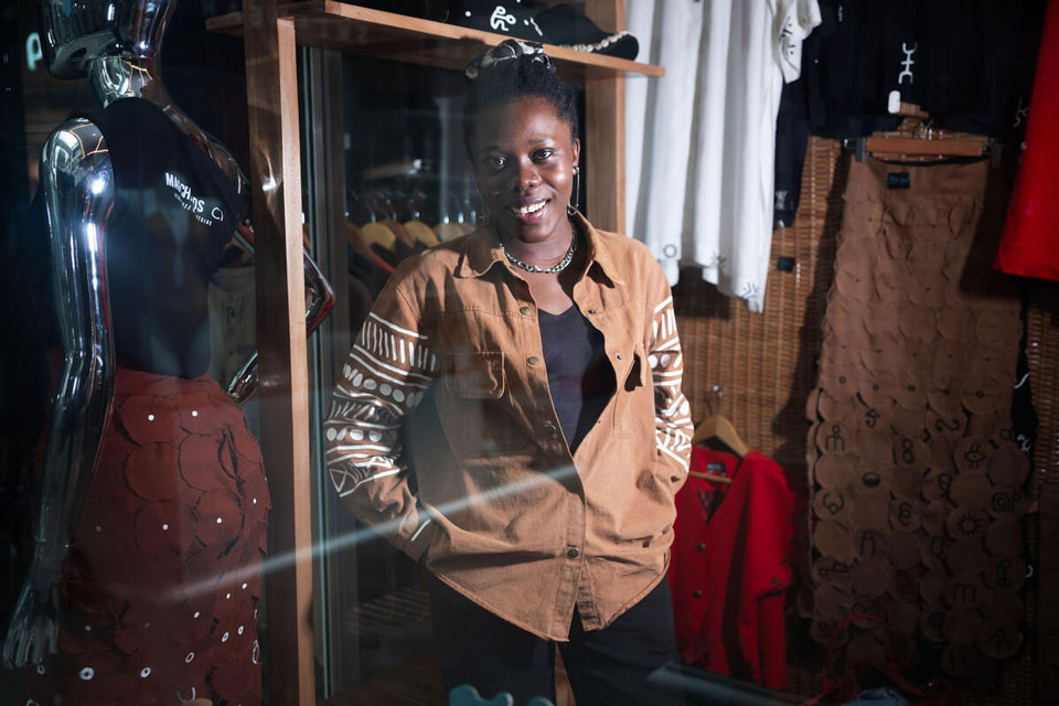 Alida, fashion designer, 25. Abidjan, Côte d'Ivoire. June 2025. © Newsha Tavakolian / Magnum Photos