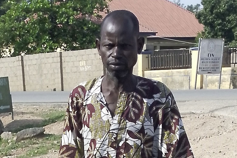 Sulei Dan Boi recalls that the dry season used to cause a nightmare for him. Not anymore - because of the meningitis vaccine. Credit Jesusegun Alagbe