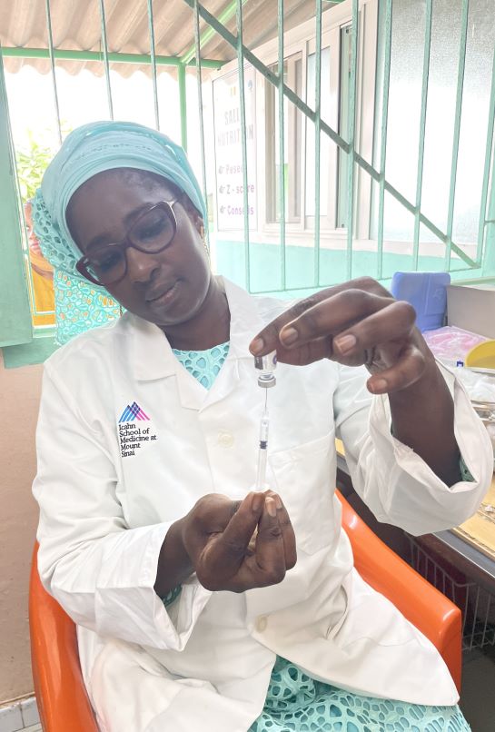 Aminata Laye Diagne, state auxiliary nurse. Credit: Allison Fernandes