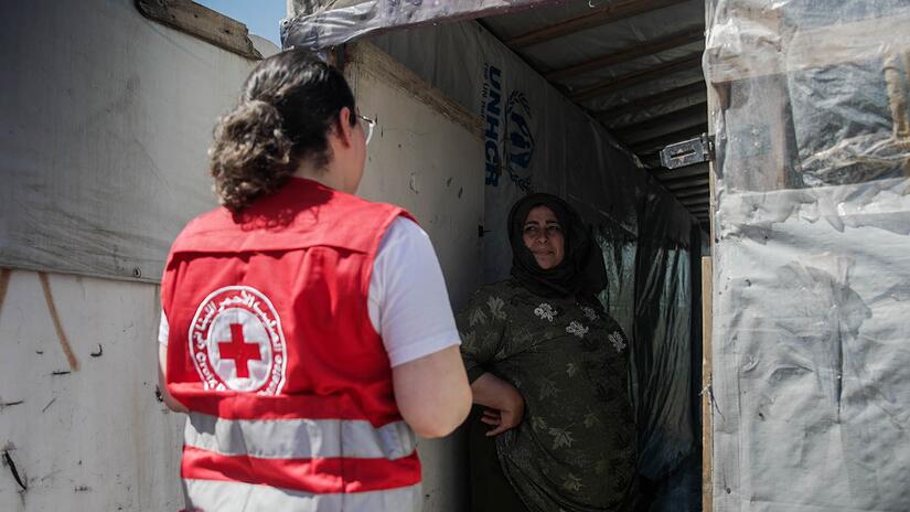 Gavi routine childhood vaccinations for vulnerable children in Lebanon. Credit: IFRC