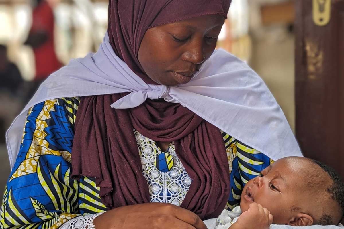 Hafsa Ramadhan, one of the parents who brought her child for vaccination at the community medical centre in Buyenzi on 1 April 2025. Credit: Moses Havyarimana